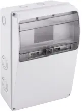 Корпус ударопрочный из АБС-пластика e.plbox.industrial.230x300x115.11m передняя наклонная панель IP54
