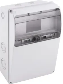 Корпус ударопрочный из АБС-пластика e.plbox.industrial.230x300x115.11m передняя наклонная панель IP54 №1