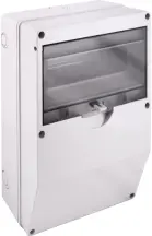 Корпус ударопрочный из АБС-пластика e.plbox.industrial.260x360x130.12m передняя панель наклона IP54