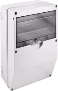 Корпус удароміцний з АБС-пластика e.plbox.industrial.260x360x130.12m передня панель похила IP54 №1