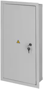 Корпус e.mbox.stand.w.48.z металлический, под встраиваемый 48 мод. с замком №1