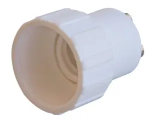 Перехідник e.lamp adapter.GU10/Е14.white, з патрону GU10 на Е14, пластиковий №1