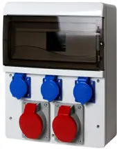Монтажний набір - 2 х32A (230/400V) 4 кв.мм, 3х16А 230V 1,5 кв.мм, 13 мод.