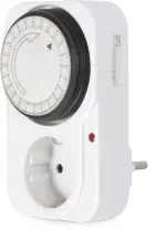 Реле часу електромеханічне розеточне добове e.control.t11