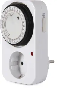 Реле часу електромеханічне розеточне тижневе e.control.t12 №1