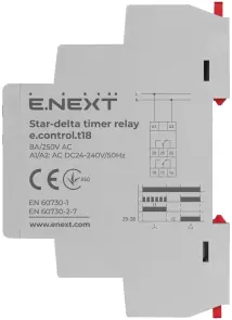 Реле часу зірка/трикутник e.control.t18 №5