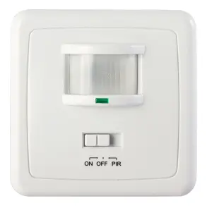 Датчик движения инфракрасный настенный, скрытого монтажа e.sensor.pir.01B.white(белый), 160°, IP20 №1