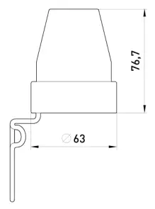 Сумеречное реле e.sensor.light-control.302.white(белый), 10А, IP44 №2