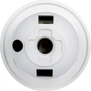 Патрон пластиковий e.lamp socket with nut.E27.pl.white, Е27 з гайкою, білий №4