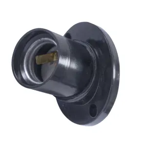 Патрон бакелітовий e.lamp socket wall skew side.E27.bk.black, настінний, Е27, зміщений, чорний №1