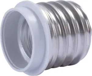 Перехідник e.lamp adapter.Е40/Е27.white, з патрону Е40 на Е27, пластиковий №1