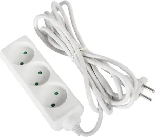 Подовжувач e.es.3.7.b 3 гнізда, 7м, без з/к, baby protect №1