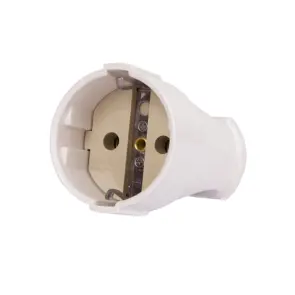 Розетка переносна e.socket.003.16.white, з з/к, 16А біла №1