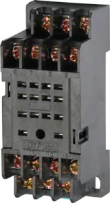 Разъем модульный e.control.p34s для промежуточного реле 3А на 4 группы контактов №1
