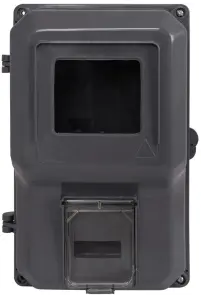 Корпус пластиковий e.mbox.stand.plastic.n.f1 під однофазний лічильник, навісний, з комплектом метизів №2