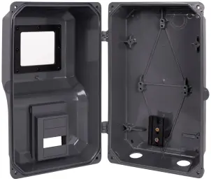 Корпус пластиковий e.mbox.stand.plastic.n.f1 під однофазний лічильник, навісний, з комплектом метизів №3