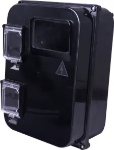 Корпус пластиковый e.mbox.stand.plastic.n.f3, под трехфазный счетчик, навесной, с комплектом метизов №1