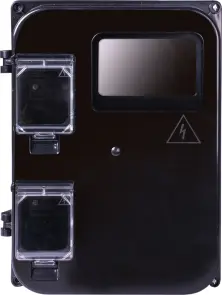 Корпус пластиковый e.mbox.stand.plastic.n.f3, под трехфазный счетчик, навесной, с комплектом метизов №2