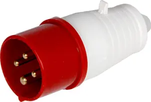 Силовая вилка переносная e.plug.pro.4.16, 4п., 380В, 16А (014) №1