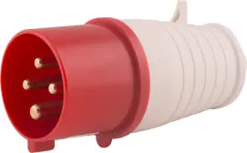 Силова вилка переносна e.plug.pro.4.32, 4п., 380В, 32А (024)