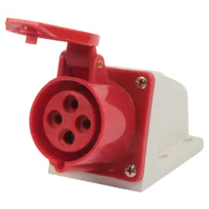 Силова розетка стаціонарна e.socket.pro.4.16, 4п., 380В, 16А (114) №1