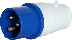 Силовая вилка переносная e.plug.pro.3.32, 3п., 230В, 32А (023) №1