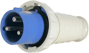 Силова вилка переносна e.plug.pro.3.63, 3п., 230В, IP 67, 63А (033) №1