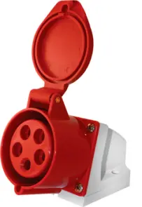 Силова розетка стаціонарна e.socket.pro.5.16, 5п., 380В, 16А (115) №1