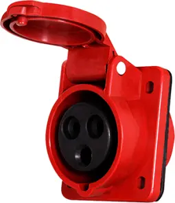 Силова розетка, що вбудовується e.socket.pro.4.16.wall, 4п., 380В, 16А (414) №1