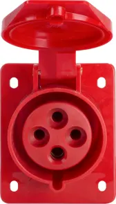 Силова розетка, що вбудовується e.socket.pro.4.32.wall, 4п., 380В, 32А (424) №2