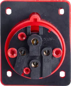 Силова розетка, що вбудовується e.socket.pro.4.32.wall, 4п., 380В, 32А (424) №5