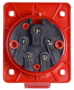Силова розетка, що вбудовується e.socket.pro.5.32.wall, 5п., 380В, 32А (425) №5