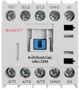 Контактор e.industrial.ukc.12M.220.NO, 12А, 220В, no, малогабаритний №2