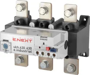 Тепловое реле e.industrial.ukh.630.380.630, номин. ток 630А, диап. регул. 380-630 А №1