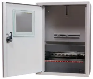 Корпус e.mbox.stand.n.f1.12.z.e металлический, под 1-ф. электронный счетчик, 12 мод., навесной, с замком №1
