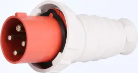 Силовая вилка переносная e.plug.pro.4.63, 4п., 380В, IP 67, 63А (034) в магазине TVOE