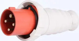 Силова вилка переносна e.plug.pro.4.63, 4п., 380В, IP 67, 63А (034) №1