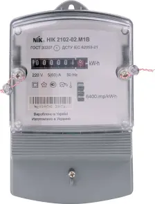Однофазний лічильник НІК 2102-02 1,0 220В (5-60)А 6400 М1В №2