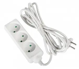 Удлинитель e.es.3.5.b 3 гнезда, 5м, без з/к, baby protect №1