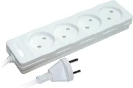 Удлинитель e.es.4.3.b 4 гнезда, 3м, без ж/к, baby protect