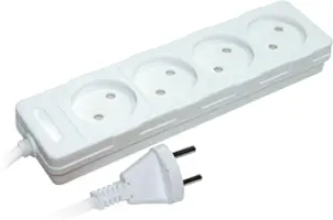 Удлинитель e.es.4.3.b 4 гнезда, 3м, без ж/к, baby protect №1