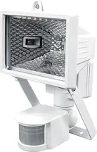 Светильник e.halogen.move.500.white 500Вт, белый прожектор с датчиком движения