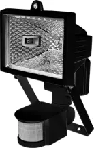 Світильник e.halogen.move.500.black 500Вт, чорний прожектор з датчиком руху