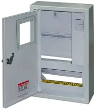 Корпус e.mbox.stand.n.f3.12.z металлический, под 3-ф. счетчик, 12 мод., навесной, с замком