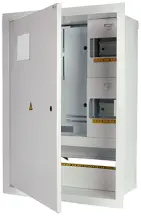 Корпус e.mbox.stand.w.f3.24.z металлический, под 3-ф. счетчик, 24 встраиваемая мод. с замком