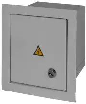 Корпус e.mbox.stand.w.06.z металлический, под 6 встраиваемых мод. с замком
