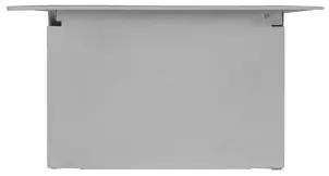 Корпус e.mbox.stand.w.06.z металевий, під 6 мод., що вбудовується, з замком №5