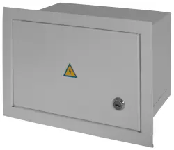 Корпус e.mbox.stand.w.12.z металлический, под встраиваемый 12 мод. с замком