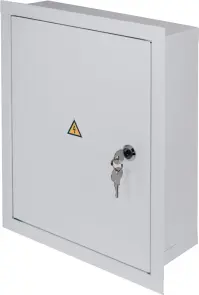 Корпус e.mbox.stand.w.24.z металлический, под встраиваемый 24 мод. с замком №1