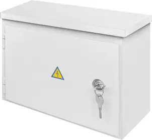 Корпус e.mbox.stand.n.12.z металлический, под 12мод., герметичный IP54, навесной, с замком №1